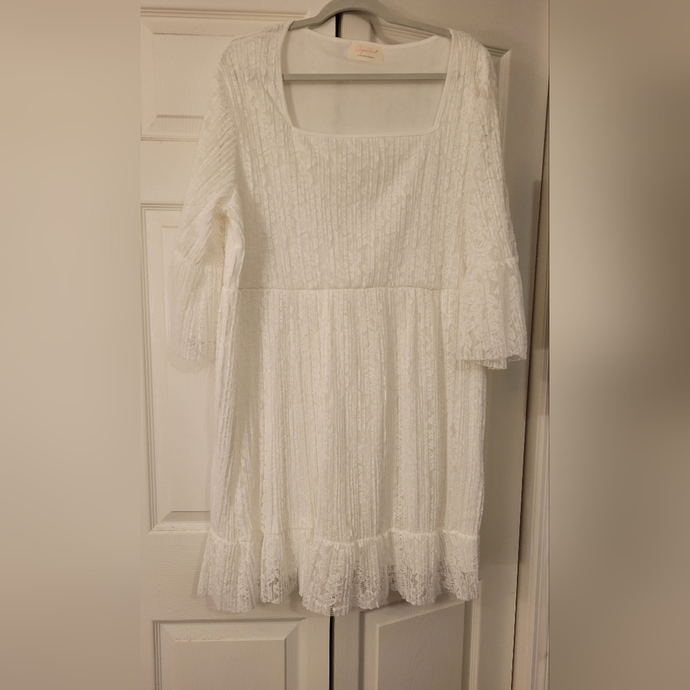 Take Me Around The World Dress, Ivory